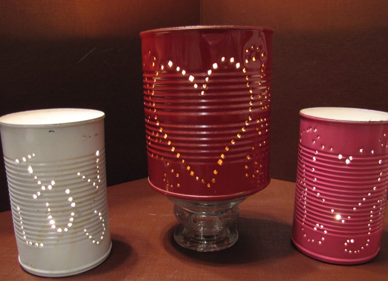 Punched Tin Candleholders for Valentine’s Day : Orlando Family Magazine
