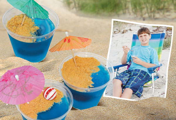 Beach ball cups
